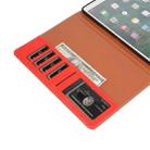 For iPad Air / Air 2 / Pro 9.7 inch Business Book Style Horizontal Flip Leather Case with Holder & Card Slots & Wallet(Red) - 6