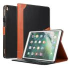 For iPad Mini 1 / 2 / 3 / 4 / 5 Business Book Style Horizontal Flip Leather Case with Holder & Card Slots & Wallet(Black) - 1