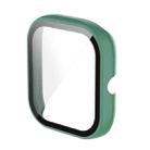 For Amazfit GTS 2 mini PC + Tempered Glass Watch Protective Case(Pine Needle Green) - 1