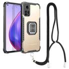 For Xiaomi Mi 10T Pro 5G / 10T 5G Aluminum Alloy + TPU Phone Case with Lanyard(Gold) - 1