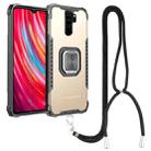 For Xiaomi Redmi Note 8 Pro Aluminum Alloy + TPU Phone Case with Lanyard(Gold) - 1