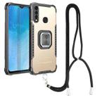 For vivo Y19 Aluminum Alloy + TPU Phone Case with Lanyard(Gold) - 1