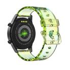 20mm Aurora Translucent Watch Band(Green) - 1