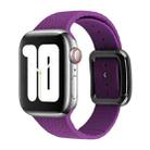 Black Buckle Silicone Watch Band For Apple Watch Ultra 49mm&Watch Ultra 2 49mm / Series 9&8&7 45mm / SE 3&SE 2&6&SE&5&4 44mm / 3&2&1 42mm(Dark Purple) - 1