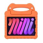 For iPad mini 6 EVA Tablet Case with Holder(Orange) - 1