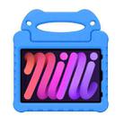 For iPad mini 6 EVA Tablet Case with Holder(Blue) - 1