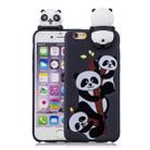 For iPhone 6 Shockproof Cartoon TPU Protective Case(Three Pandas) - 1