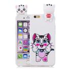 For iPhone 6 Shockproof Cartoon TPU Protective Case(Cat) - 1