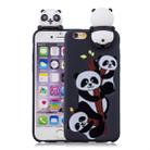 For iPhone 6 Plus Shockproof Cartoon TPU Protective Case(Three Pandas) - 1