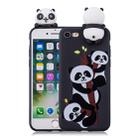 For iPhone 7 / 8 Shockproof Cartoon TPU Protective Case(Three Pandas) - 1