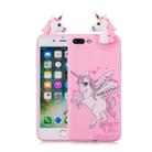 For iPhone 7 Plus / 8 Plus Shockproof Cartoon TPU Protective Case(Unicorn) - 1