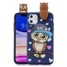 For iPhone 11 Pro Shockproof Cartoon TPU Protective Case(Blue Owl) - 1