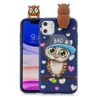 For iPhone 11 Shockproof Cartoon TPU Protective Case(Blue Owl) - 1