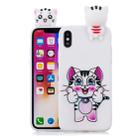 For iPhone X / XS Shockproof Cartoon TPU Protective Case(Cat) - 1