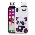 For iPhone X / XS Shockproof Cartoon TPU Protective Case(Panda) - 1