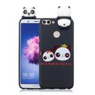 For Huawei Enjoy 7s Shockproof Cartoon TPU Protective Case(Two Pandas) - 1