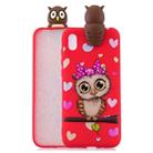For Huawei Enjoy 8s Shockproof Cartoon TPU Protective Case(Red Owl) - 1