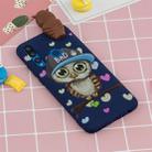 For Huawei Enjoy 9s Shockproof Cartoon TPU Protective Case(Blue Owl) - 1