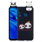 For Huawei Enjoy 9s Shockproof Cartoon TPU Protective Case(Two Pandas) - 1