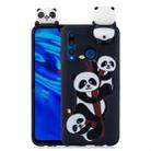 For Huawei Enjoy 9s Shockproof Cartoon TPU Protective Case(Three Pandas) - 1