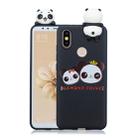 For Xiaomi Redmi 6 Pro Shockproof Cartoon TPU Protective Case(Two Pandas) - 1