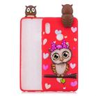 For Xiaomi Redmi Note 5 Pro Shockproof Cartoon TPU Protective Case(Red Owl) - 1