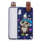 For Xiaomi Redmi Note 5 Pro Shockproof Cartoon TPU Protective Case(Blue Owl) - 1