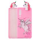 For Huawei P30 Shockproof Cartoon TPU Protective Case(Unicorn) - 1