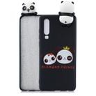 For Huawei P30 Shockproof Cartoon TPU Protective Case(Two Pandas) - 1