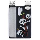 For Huawei P30 Pro Shockproof Cartoon TPU Protective Case(Three Pandas) - 1