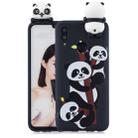 For Huawei P Smart 2019 Shockproof Cartoon TPU Protective Case(Three Pandas) - 1