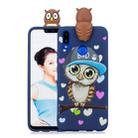 For Huawei nova 3i Shockproof Cartoon TPU Protective Case(Blue Owl) - 1