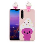 For Huawei P20 Shockproof Cartoon TPU Protective Case(Ice Cream) - 1