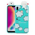 For Huawei P20 Lite Shockproof Cartoon TPU Protective Case(Clouds) - 1