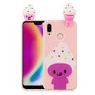 For Huawei P20 Lite Shockproof Cartoon TPU Protective Case(Ice Cream) - 1