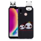 For Huawei P20 Lite Shockproof Cartoon TPU Protective Case(Two Pandas) - 1