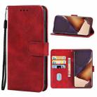 Leather Phone Case For Samsung Galaxy Note20 Ultra(Red) - 1