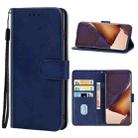 Leather Phone Case For Samsung Galaxy Note20 Ultra(Blue) - 1