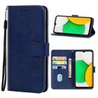 Leather Phone Case For Samsung Galaxy A03 164.27mm Version(Blue) - 1