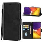 Leather Phone Case For Samsung Galaxy A82 5G / Quantum 2(Black) - 1