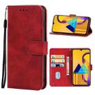 Leather Phone Case For Samsung Galaxy M30s / M21(Red) - 1