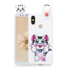 For Huawei Y6 (2019) Shockproof Cartoon TPU Protective Case(Cat) - 1