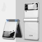 For Samsung Galaxy Z Flip3 5G GKK Magnetic Hinge Full Coverage Phone Case(Silver) - 1