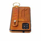 For Samsung Galaxy Note20 Wristband Wallet Leather Phone Case(Yellow) - 3