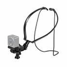 For DJI Action 2 / Action STARTRC 1110275 Neck-hanging Bracket Shooting Equipment(Black) - 1