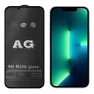 For iPhone 13 Pro Max AG Matte Frosted Full Cover Tempered Glass Film   - 1
