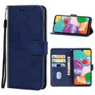 Leather Phone Case For Samsung Galaxy A41 SC-41A(Blue) - 1