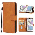 Leather Phone Case For Samsung Galaxy A70e(Brown) - 1