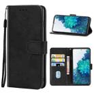 Leather Phone Case For Samsung Galaxy S20 FE(Black) - 1