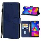 For Samsung Galaxy A02s US / M02s / A03s 164mm Leather Phone Case(Blue) - 1